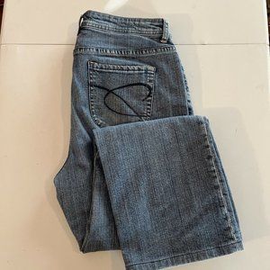 Chico’s, Platinum Marquis Bootcut, Women’s Denim Blue Jeans, Size 1S Petite
